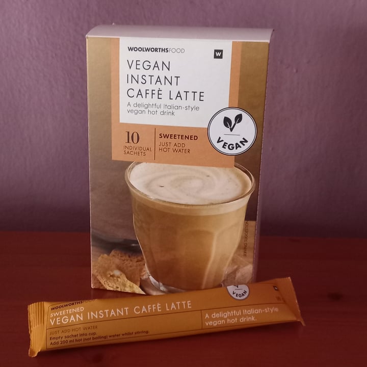photo of Woolworths Food Vegan Instant Café Latte shared by @ronelle on  12 Aug 2021 - review