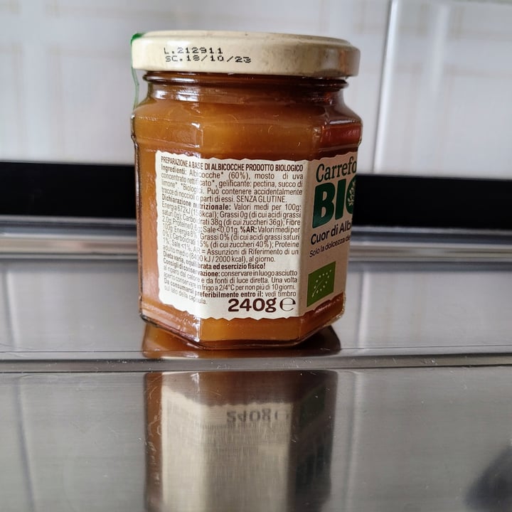 photo of Carrefour Bio Marmellata Cuor Di Albicocca shared by @vrporreca on  31 Mar 2022 - review