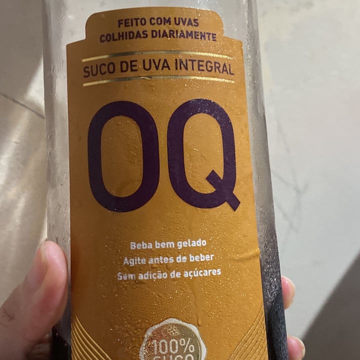 photo of OQ Suco de uva integral shared by @annabia07 on  30 Apr 2022 - review