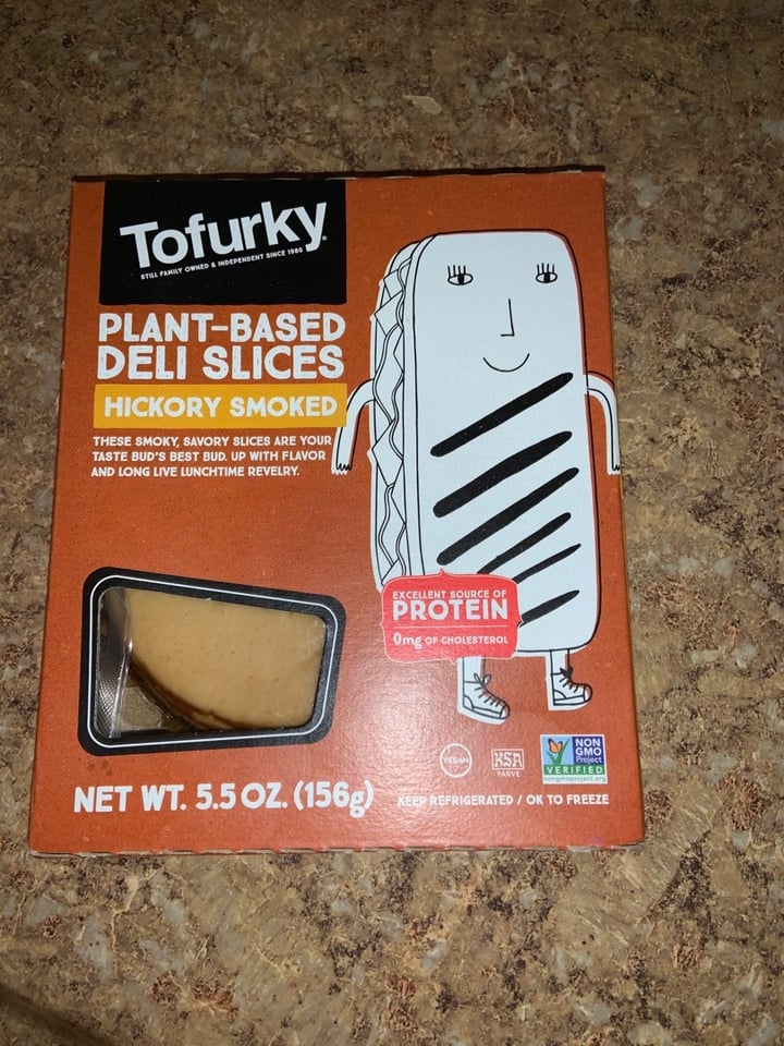 photo of Tofurky Plant Based Deli Slices Hickory  Smoked shared by @hollyamber on  25 Dec 2019 - review