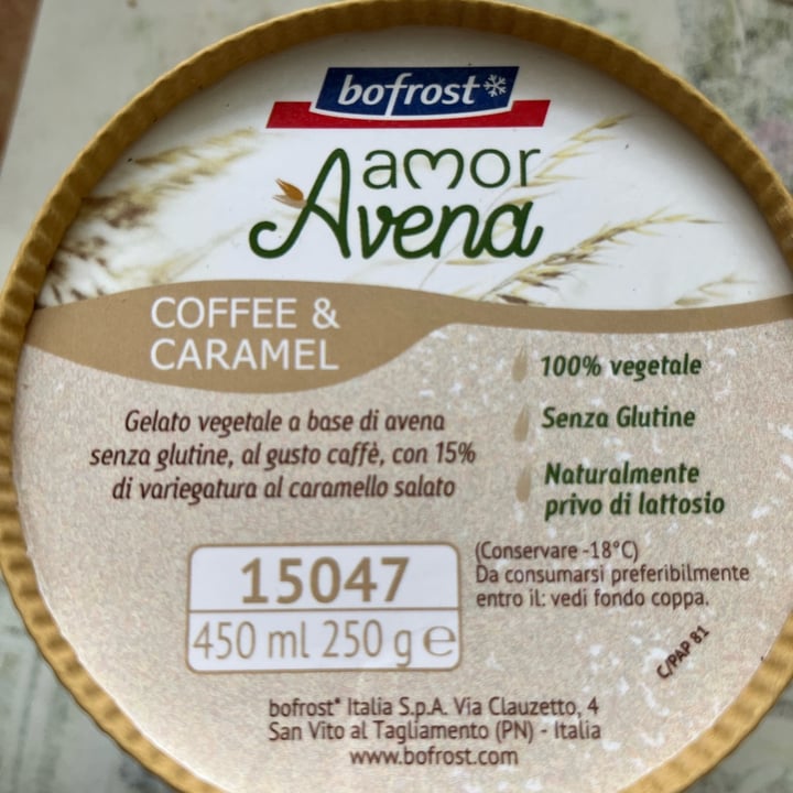 photo of Bofrost Amor Avena Caffè E Caramello shared by @brunaboogie on  06 Oct 2022 - review