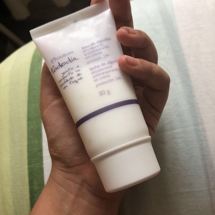 review photo of Natura Desodorante antitranspirante en crema Invisible shared by @rebecashary on 29 Mar 2020 - review