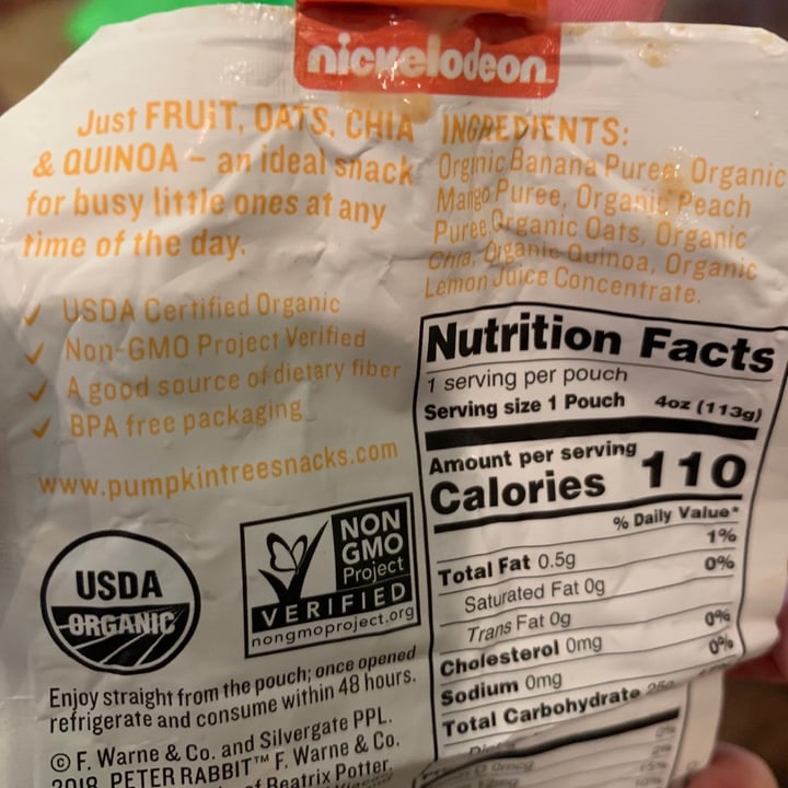 review photo of Pumpkin tree Peter Rabbits Organics- super oats and seeds Banana And Mango shared by @jacs on 18 Jun 2020 - review