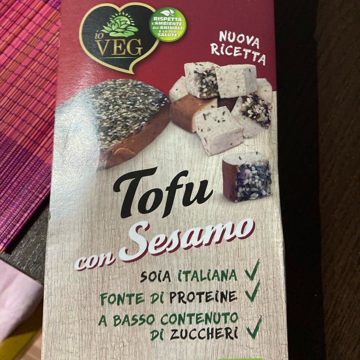 photo of ioVEG tofu al sesamo shared by @akela on  28 Oct 2022 - review