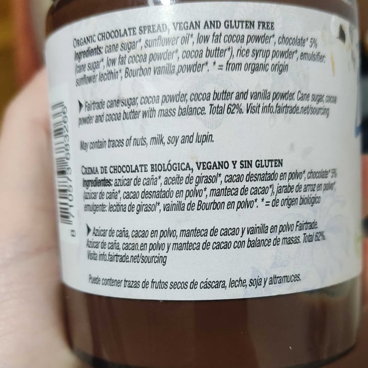 review photo of Brinkers La Vida Vegan Crema de Avellanas y Chocolate shared by @pdpa on 22 Nov 2022 - review