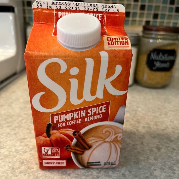 photo of Silk pumpkin spice almond for coffee shared by @elisaz on  06 Nov 2022 - review