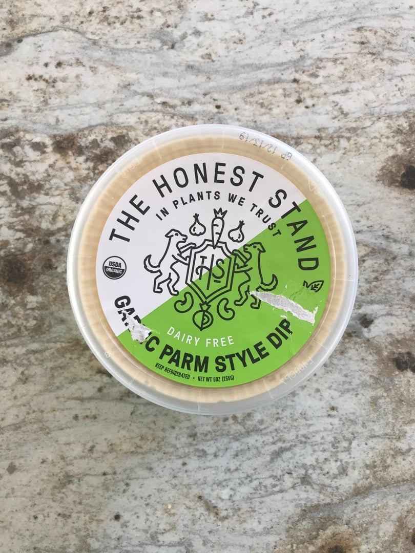Garlic Parm Style Dip from The Honest Stand - Vegan Product Reviews ...