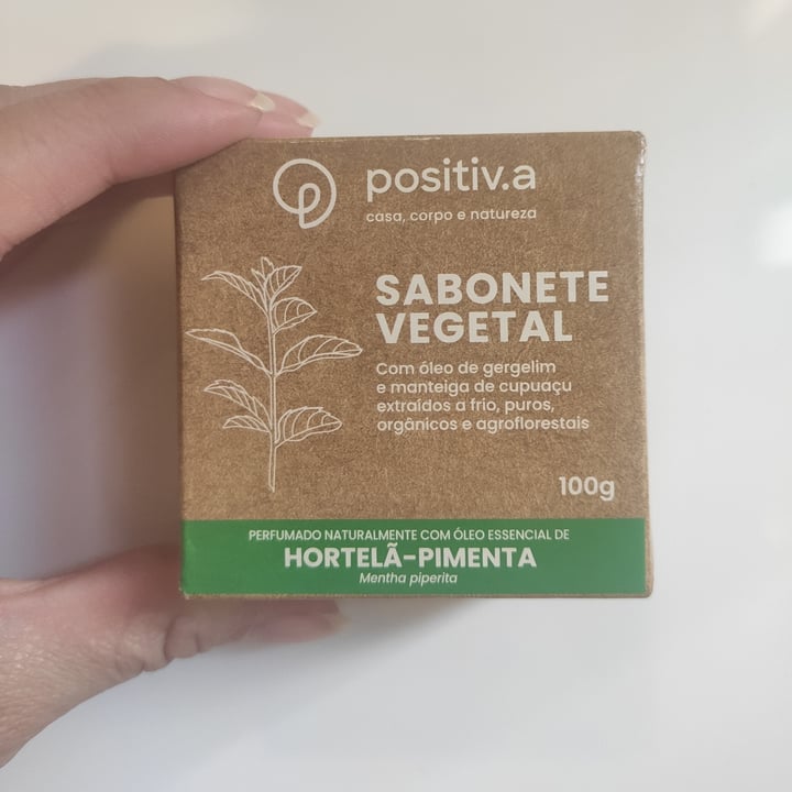 review photo of Positiv.a Sabonete Vegetal Hortelã-Pimenta shared by @quesia on 28 Aug 2022 - review