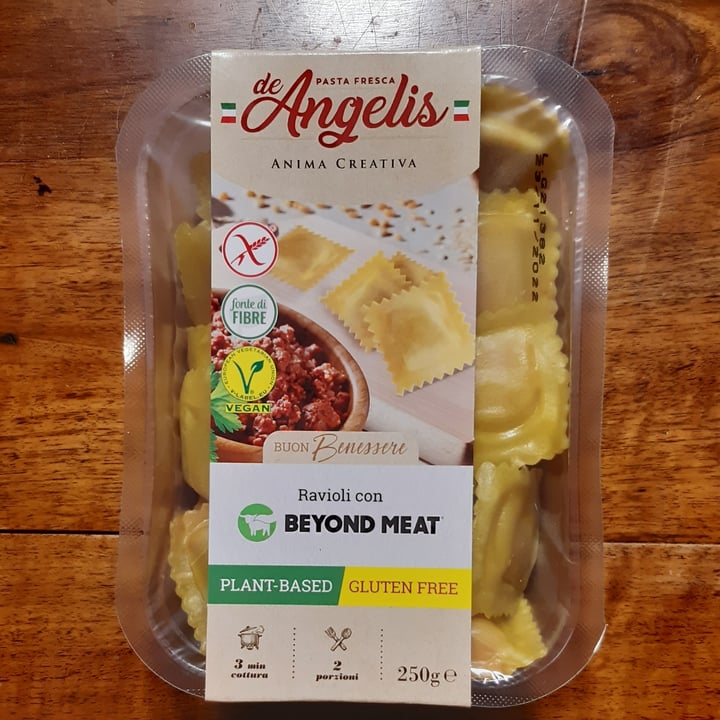 photo of De Angelis Pasta Fresca Ravioli con Beyond Meat shared by @debi19 on  29 Oct 2022 - review