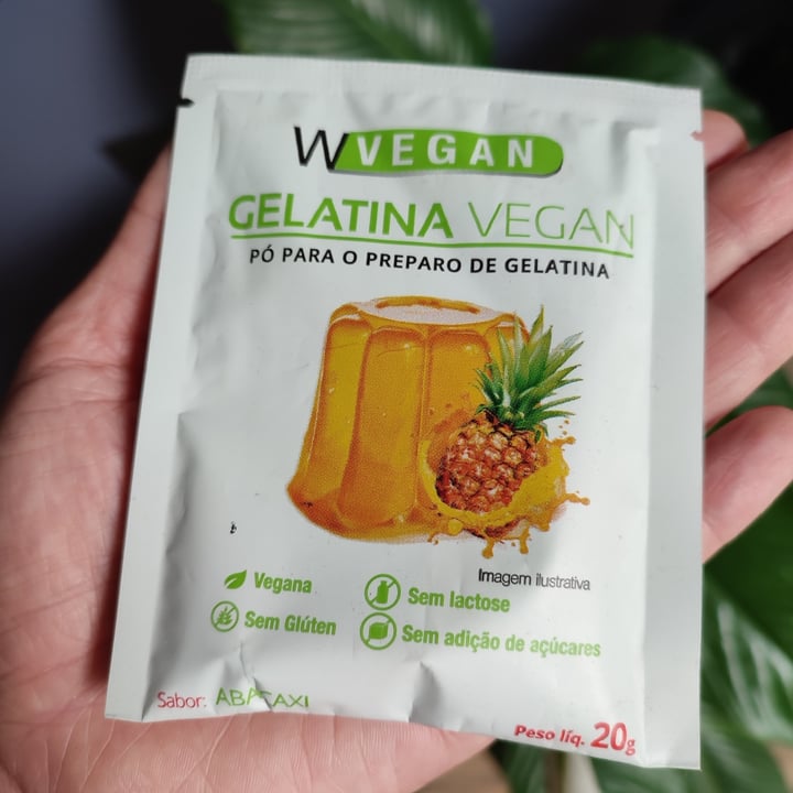 photo of Wvegan Gelatina Vegan (20g) - abacaxi shared by @vanessaluchetti on  04 Dec 2022 - review