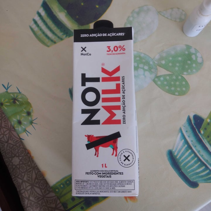 photo of NotCo Not Milk Zero Adição de Açucares shared by @milangonidias on  22 Apr 2022 - review