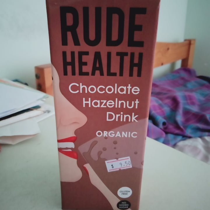 photo of Rude health Chocolate Hazelnut Milk shared by @veganspicegirl on  10 Jan 2021 - review