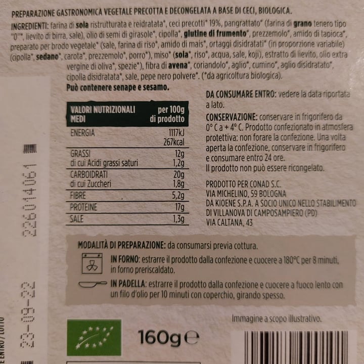 review photo of Verso Natura Conad Veg Falafel Di Ceci shared by @marynone on 22 Sep 2022 - review