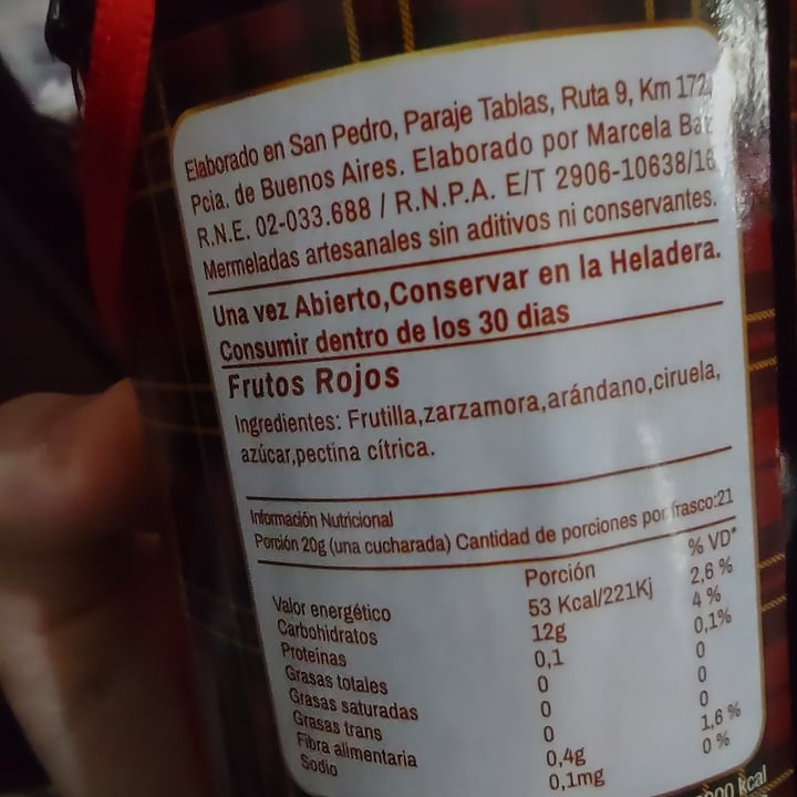 photo of Hönecker Hönecker Frutos Rojos shared by @sofilemos on  04 Apr 2021 - review