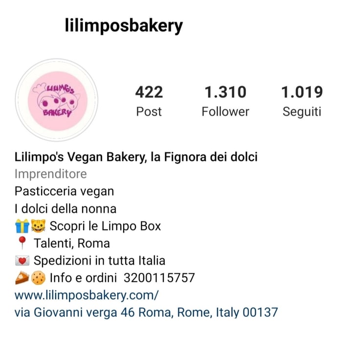 photo of LILIMPO'S BAKERY Crostatina al cioccolato shared by @thekindseed on  27 Apr 2022 - review