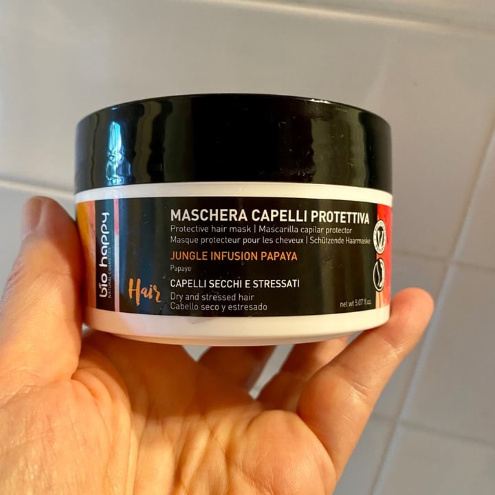 review photo of Bio Happy Maschera capelli protettiva shared by @seitan1 on 20 Oct 2022 - review