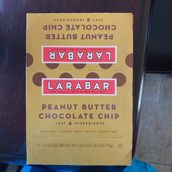 photo of Larabar Peanut Butter Chocolate Chip shared by @lindsaydortic on  13 May 2020 - review