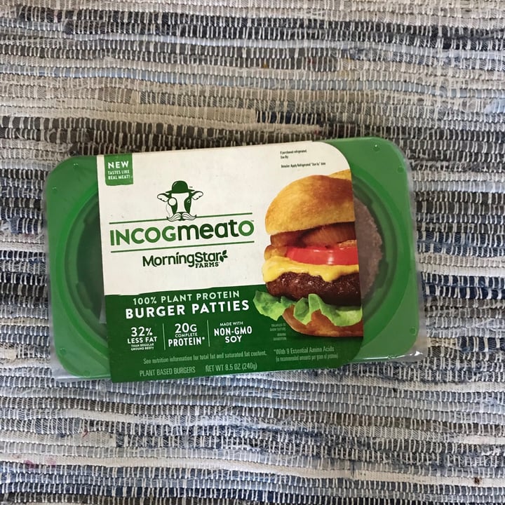 photo of Incogmeato Incogmeato Burger Patty shared by @plants on  28 Aug 2021 - review