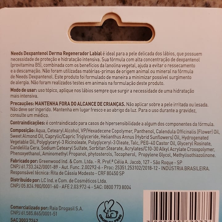 review photo of Needs regenerador labial shared by @danmiet on 16 May 2022 - review