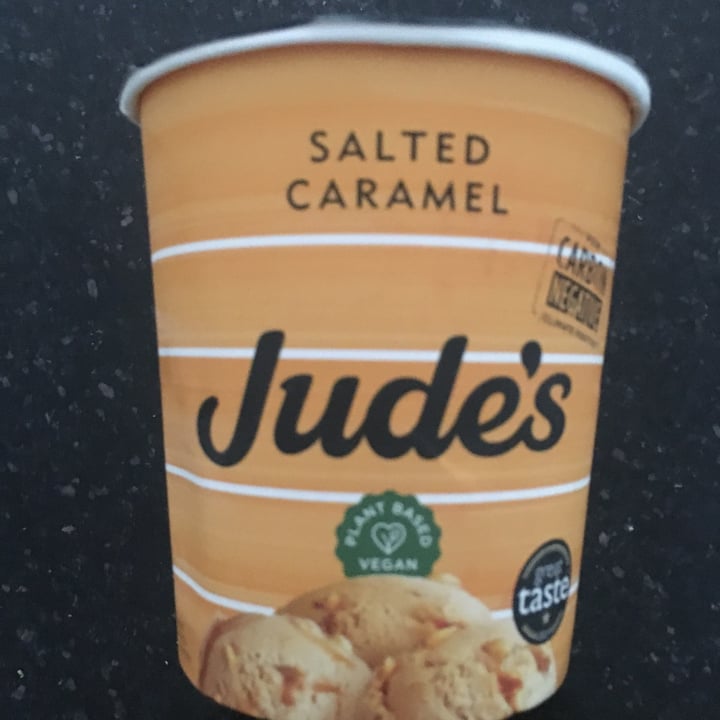 photo of Jude’s Vegan Salted Caramel Ice Cream shared by @gillhibbitt on  05 Jun 2022 - review