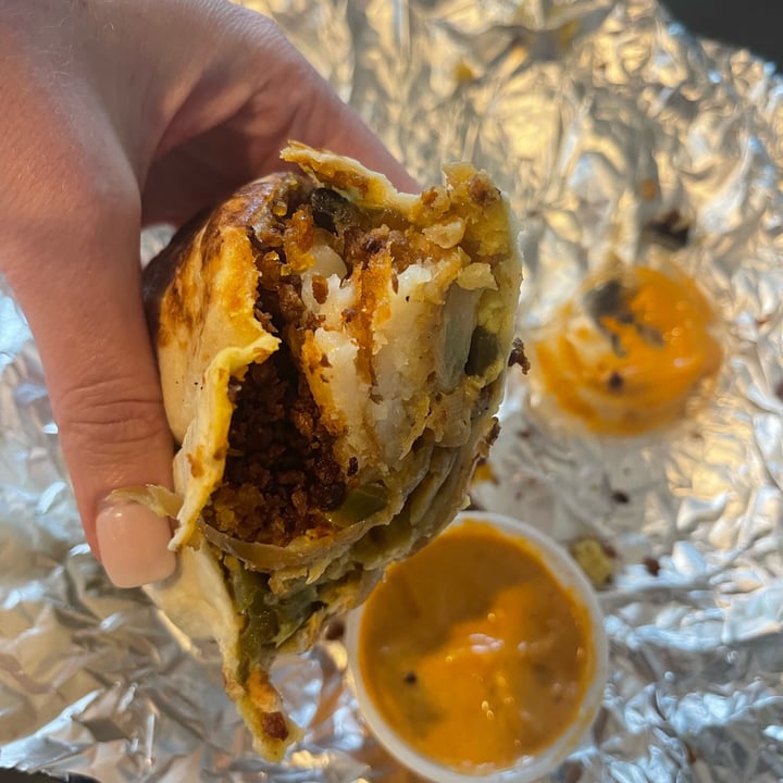photo of Zammy's Vegan Kitchen Breakfast Burrito shared by @sgerber33 on  18 Nov 2022 - review