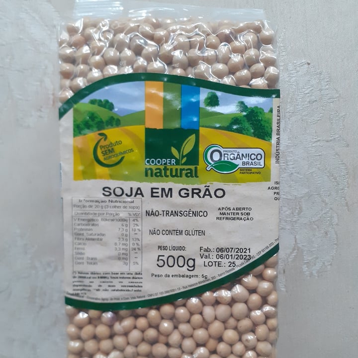 photo of Coopernatural Soja orgânica em grão shared by @veraslima on  02 Jun 2022 - review