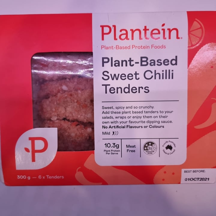 photo of Plantein Plant Based Sweet Chilli Tenders shared by @tomruff on  12 Sep 2021 - review