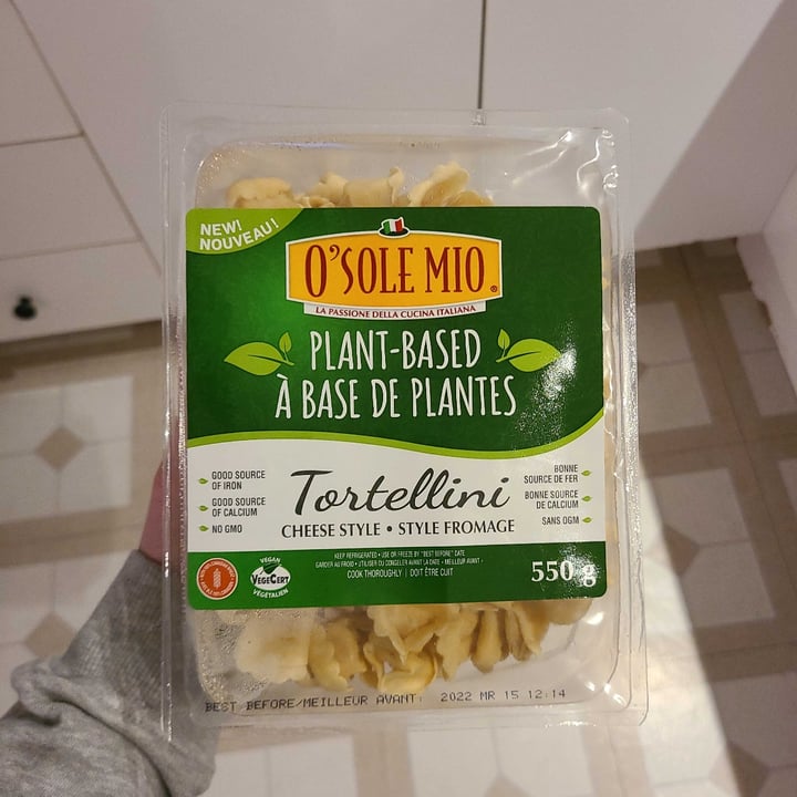 photo of O'sole mio Vegan Tortellini Cheese Style shared by @mdoerksen on  07 Feb 2022 - review