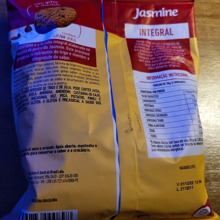 photo of Jasmine Cookies Chocolate com Gotas shared by @rafaelasouzareis on  21 Jun 2022 - review