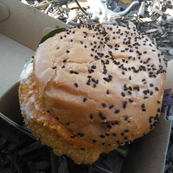 photo of Euro Kitchen Chicken Shnitzel Burger shared by @veganadam on  25 May 2020 - review