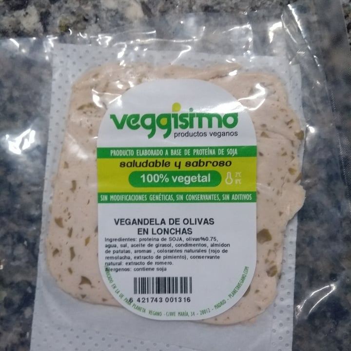 photo of Veggisimo Vegandela de Olivas en Lonchas shared by @maryflosh on  07 Aug 2021 - review