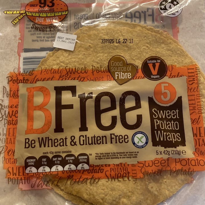 photo of BFree Sweet Potato Wraps shared by @flavchippie on  22 Apr 2022 - review