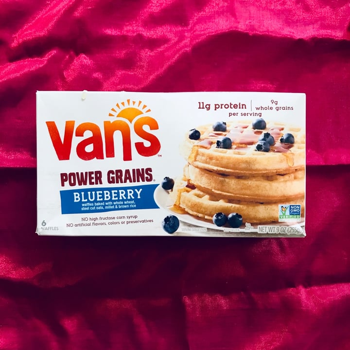 photo of Van’s Foods Gluten Free Blueberry Waffles shared by @kristyahimsa on  28 Jun 2020 - review