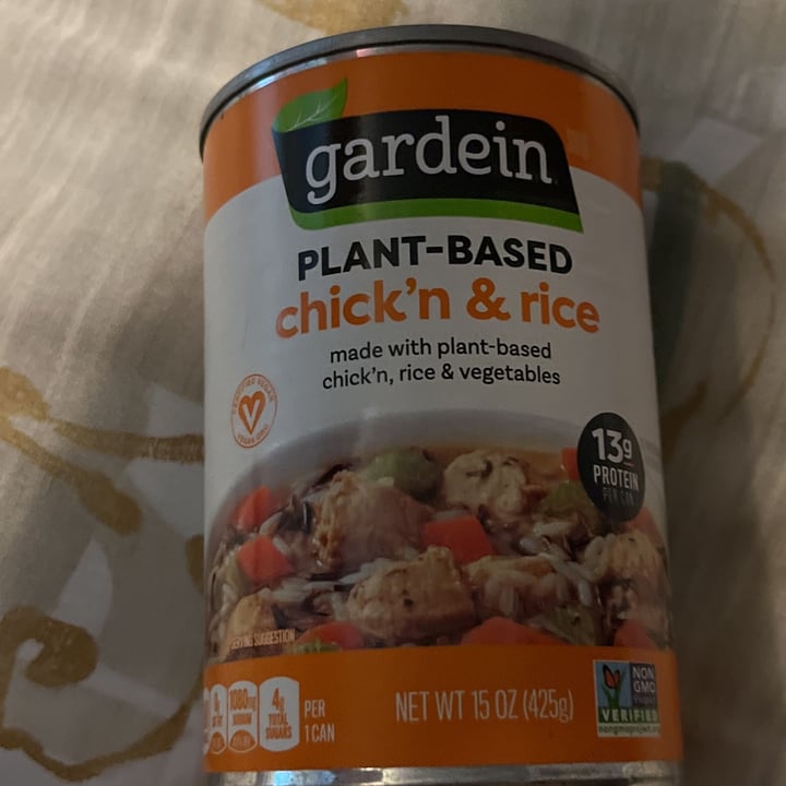 review photo of Gardein Chick’n & Rice Soup shared by @mollyread on 21 May 2022 - review
