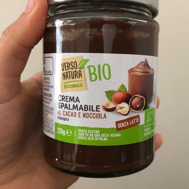 photo of Conad Bio Crema alla nocciola vegan shared by @ariannaeffe4 on  15 Jun 2022 - review