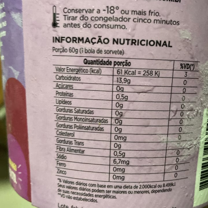 review photo of Yamo Sorvete de frutas vermelhas shared by @valentinealvim on 08 Jan 2022 - review