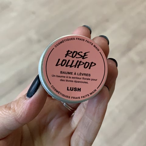 LUSH Fresh Handmade Cosmetics Rose Lollipop Lip Balm Reviews | abillion