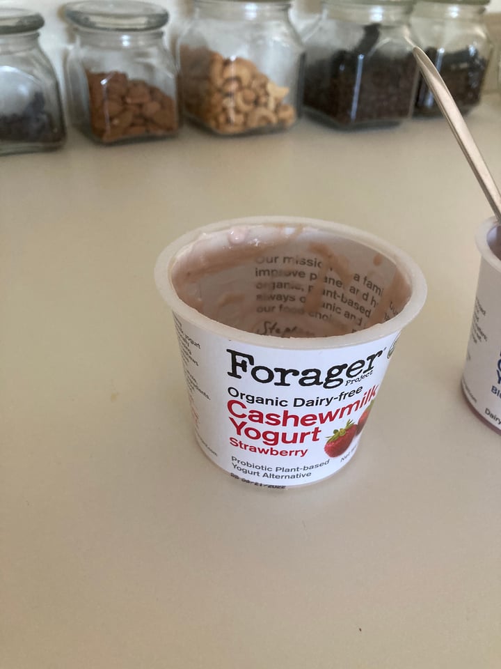 photo of Forager Project Organic Dairy-free Cashewmilk Yogurt Strawberry shared by @maesti on  03 Sep 2022 - review