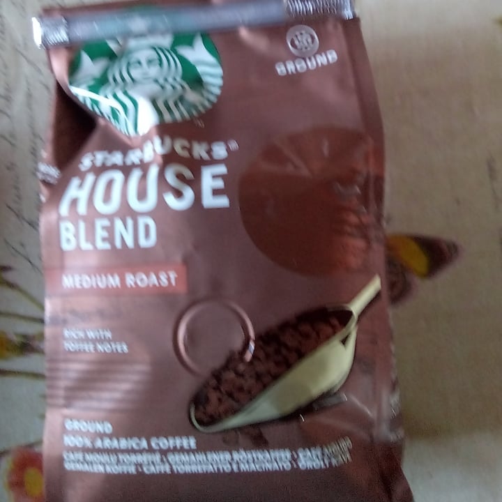 Starbucks house Blend Medium roast Rich with toffee notes Review abillion