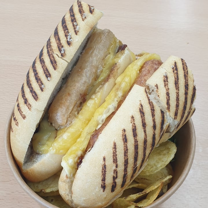 photo of Mallards Cafe Sausage And Vegan Cheese Panini shared by @lydiahawkins on  18 Jul 2022 - review