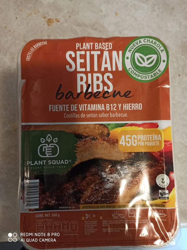 photo of Plant Squad Seitan Ribs shared by @fafita3 on  23 Jan 2020 - review