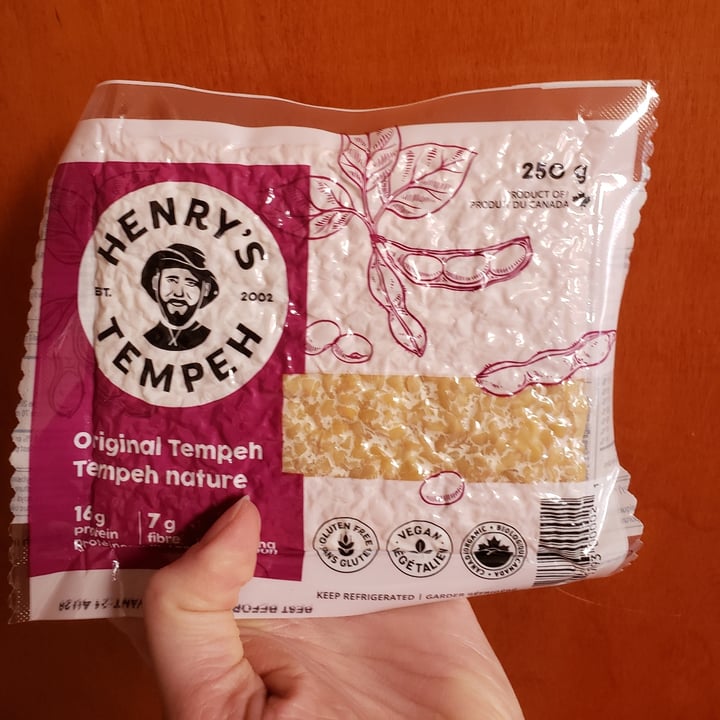 photo of Henry's Tempeh Tempeh (original) shared by @tbrown on  01 Jun 2021 - review