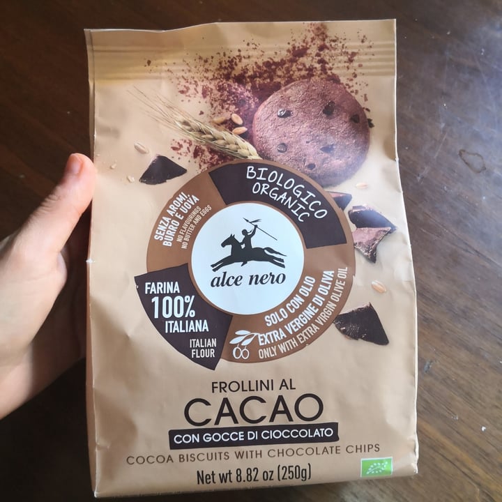 photo of Alce Nero Biscotti cacao con gocce di cioccolato shared by @chinaany on  08 Jul 2022 - review