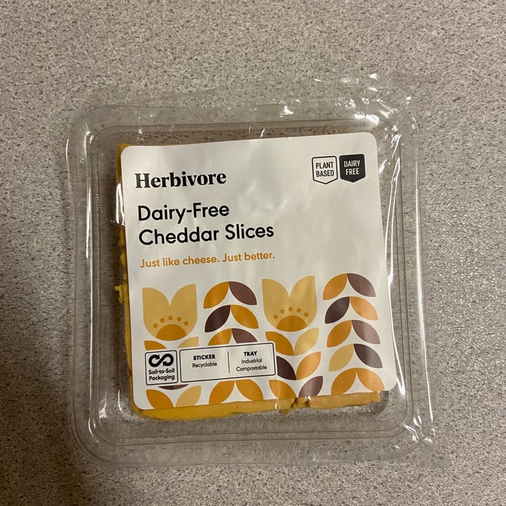 photo of Herbivore Dairy Free Cheddar Slices shared by @gracedocarmo on  07 Nov 2021 - review