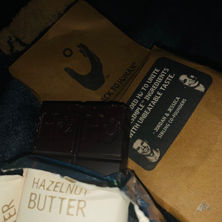 photo of Hu Kitchen Hazelnut Butter Dark Chocolate shared by @iamgodschild on  03 Nov 2021 - review