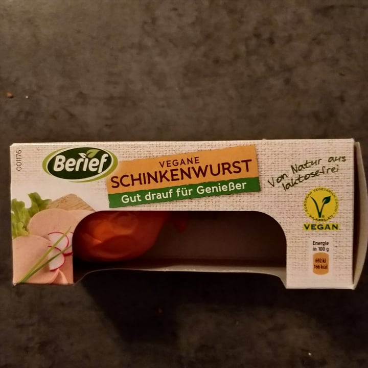 photo of Berief Vegane Schinkenwurst (meat sausage) shared by @koguz on  11 Feb 2021 - review