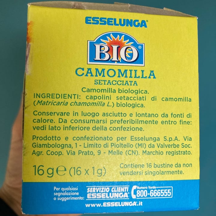 photo of Esselunga Bio Camomilla shared by @manumanu on  28 May 2022 - review