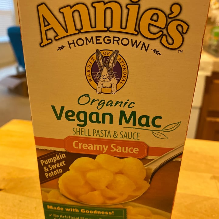 photo of Annie’s Organic Vegan Mac Cheddar Flavor shared by @lindashafer on  22 Jan 2021 - review