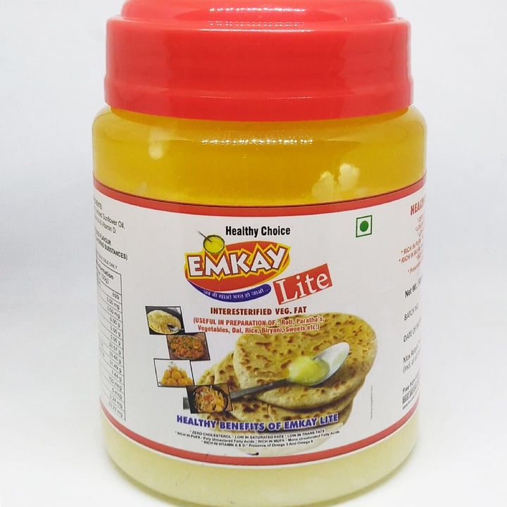 photo of Emkay Food Products Vegan Ghee shared by @veganniran on  11 Sep 2020 - review