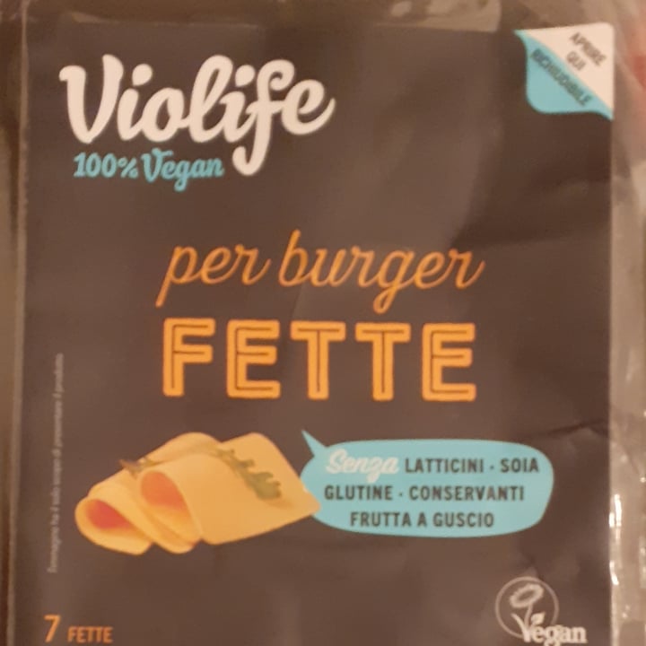 photo of Violife Fette per burger shared by @matiotto on  09 Feb 2022 - review